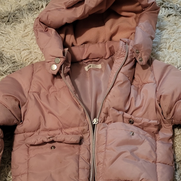 H AND M toddler's girl jacket size 3/4 in pink - Picture 6 of 6
